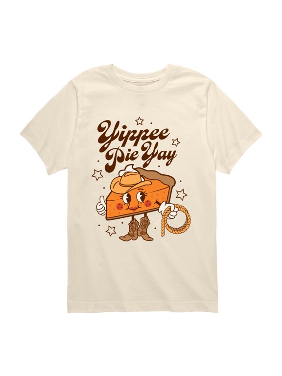 - Yippee Pie Yay Boys' Short Sleeve Graphic T-Shirt