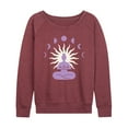 thumbnail image 1 of Instant Message - Yoga Moon Phases - Women's Lightweight French Terry Long Sleeve Shirt, 1 of 6
