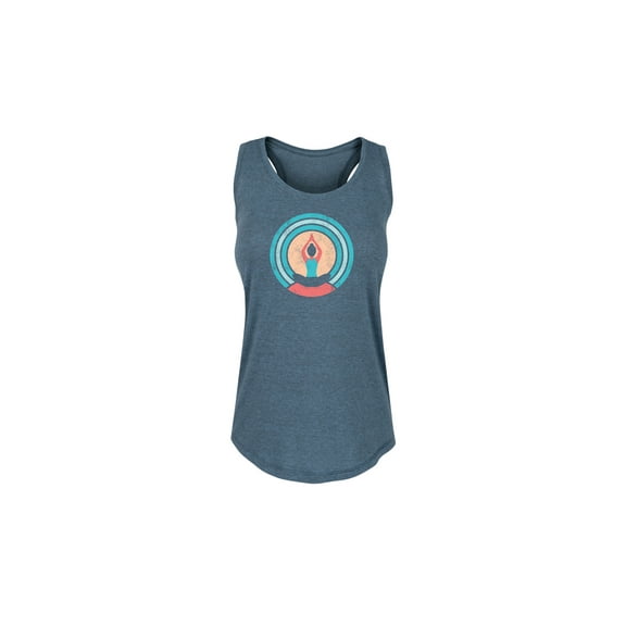 Instant Message - Yoga Scene - Women's Racerback Graphic Tank