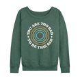 thumbnail image 1 of Instant Message - You Are Too Rad To Be This Sad - Women's Lightweight French Terry Long Sleeve Shirt, 1 of 6