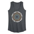thumbnail image 1 of Instant Message - You Are Too Rad To Be This Sad - Women's Racerback Tank Top, 1 of 6