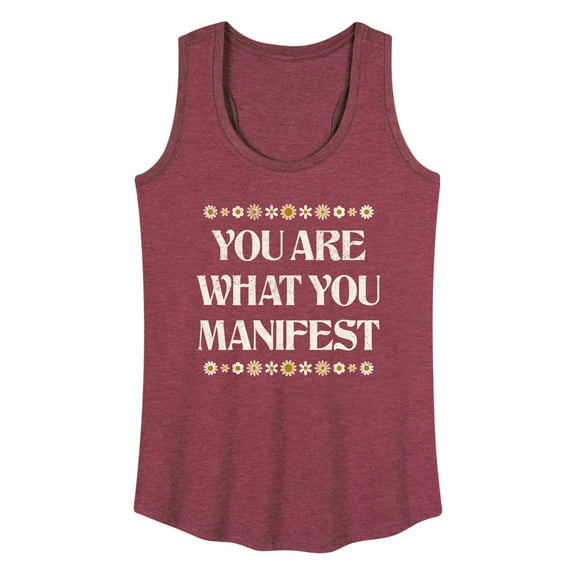 Instant Message - You Are What You Manifest - Women's Racerback Tank Top