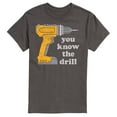 thumbnail image 1 of Instant Message - You Know The Drill - Men's Short Sleeve Graphic T-Shirt, 1 of 6