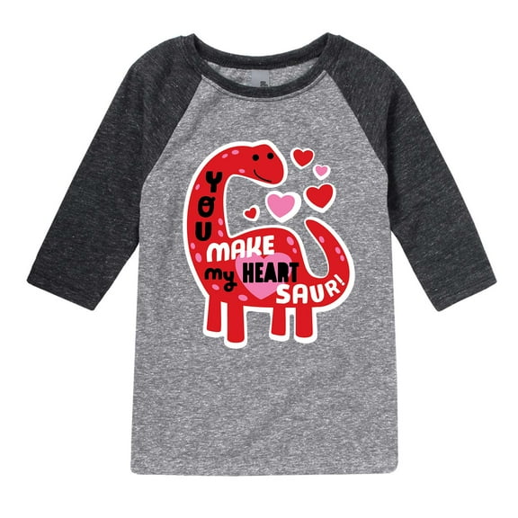 Instant Message - You Make My Heart Saur - Youth Raglan