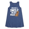 thumbnail image 1 of Instant Message - You Put A Smile On My Face - Toddler & Youth Girls A-line Dress, 1 of 6