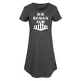 thumbnail image 1 of Instant Message - You Resign Now - Women's Any Way Dress, 1 of 5