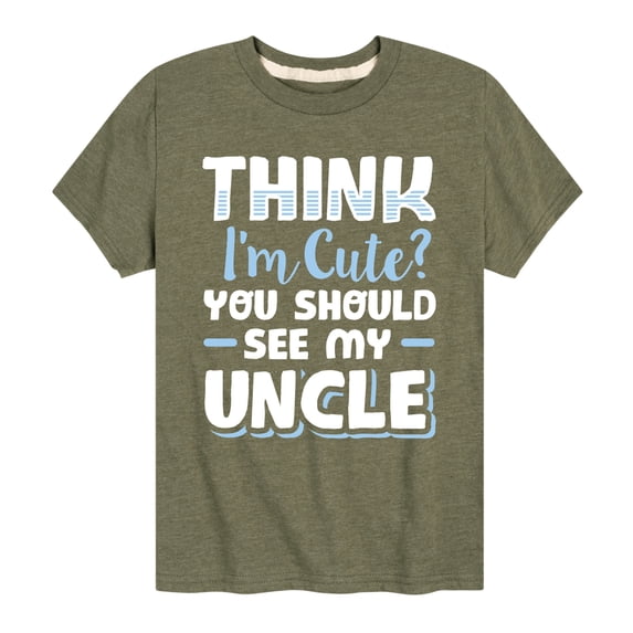 Instant Message - You Should See My Uncle Short Sleeve Graphic T-Shirt