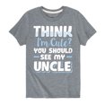 thumbnail image 1 of Instant Message - You Should See My Uncle Short Sleeve Graphic T-Shirt, 1 of 5