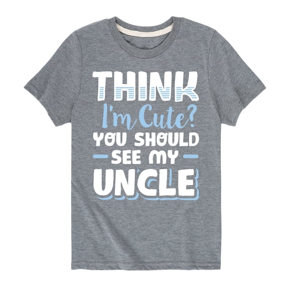 Instant Message - You Should See My Uncle Short Sleeve Graphic T-Shirt