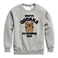 thumbnail image 1 of Instant Message - You've Quokka Be Kidding Me - Toddler & Youth Crewneck Fleece Sweatshirt, 1 of 6