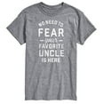 thumbnail image 1 of Instant Message - Your Favorite Uncle Is Here - Men's Short Sleeve Graphic T-Shirt, 1 of 6