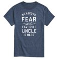 thumbnail image 1 of Instant Message - Your Favorite Uncle Is Here - Men's Short Sleeve Graphic T-Shirt, 1 of 6