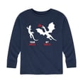 thumbnail image 1 of Instant Message - Your Uncle, My Uncle - Toddler And Youth Long Sleeve Graphic T-Shirt, 1 of 6