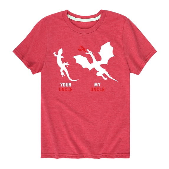 Instant Message - Your Uncle, My Uncle - Toddler And Youth Short Sleeve Graphic T-Shirt