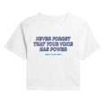 thumbnail image 1 of Instant Message - Your Voice Has Power Cropped Graphic T-Shirt, 1 of 6