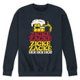 thumbnail image 1 of Instant Message - Zicke Zacke Hoi Hoi Oktoberfest - Men's Crew Neck Fleece Pullover, 1 of 6