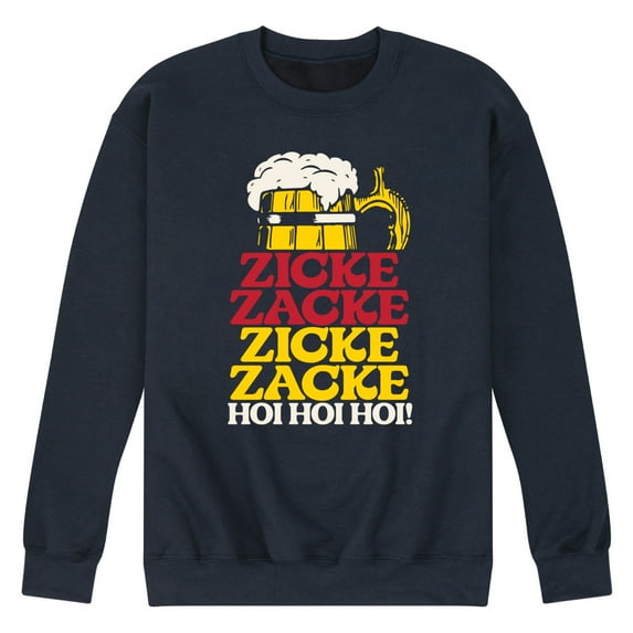 Instant Message - Zicke Zacke Hoi Hoi Oktoberfest - Men's Crew Neck Fleece Pullover