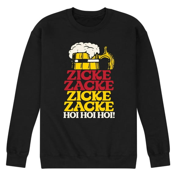 Instant Message - Zicke Zacke Hoi Hoi Oktoberfest - Men's Crew Neck Fleece Pullover