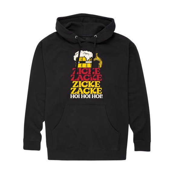 Instant Message - Zicke Zacke Hoi Hoi Oktoberfest - Men's Pullover Hooded Fleece Sweatshirt