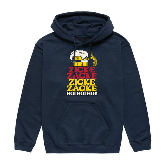 Instant Message - Zicke Zacke Hoi Hoi Oktoberfest - Men's Pullover Hooded Fleece Sweatshirt