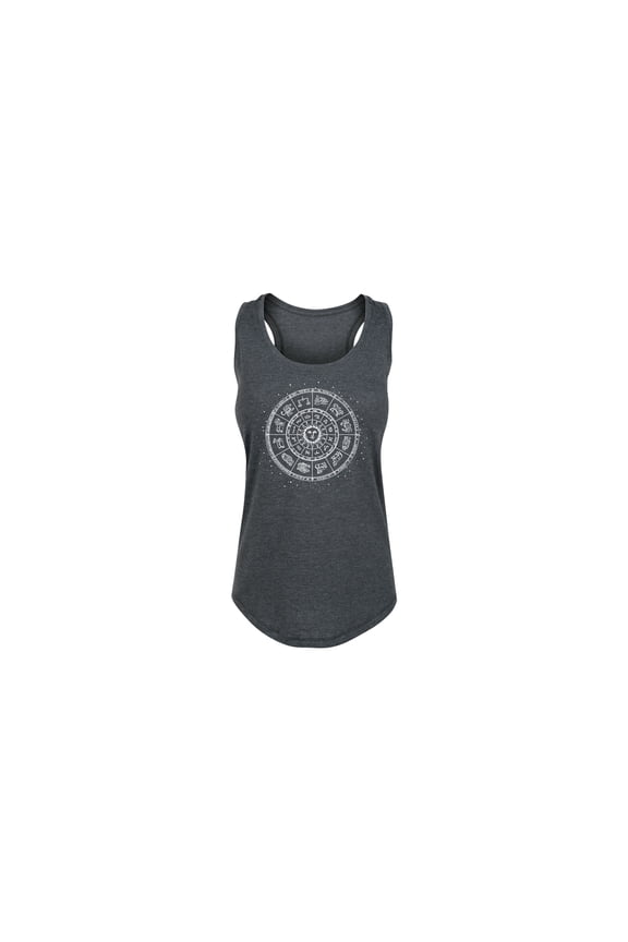- Zodiac Chart - Ladies Racerback Graphic Tank