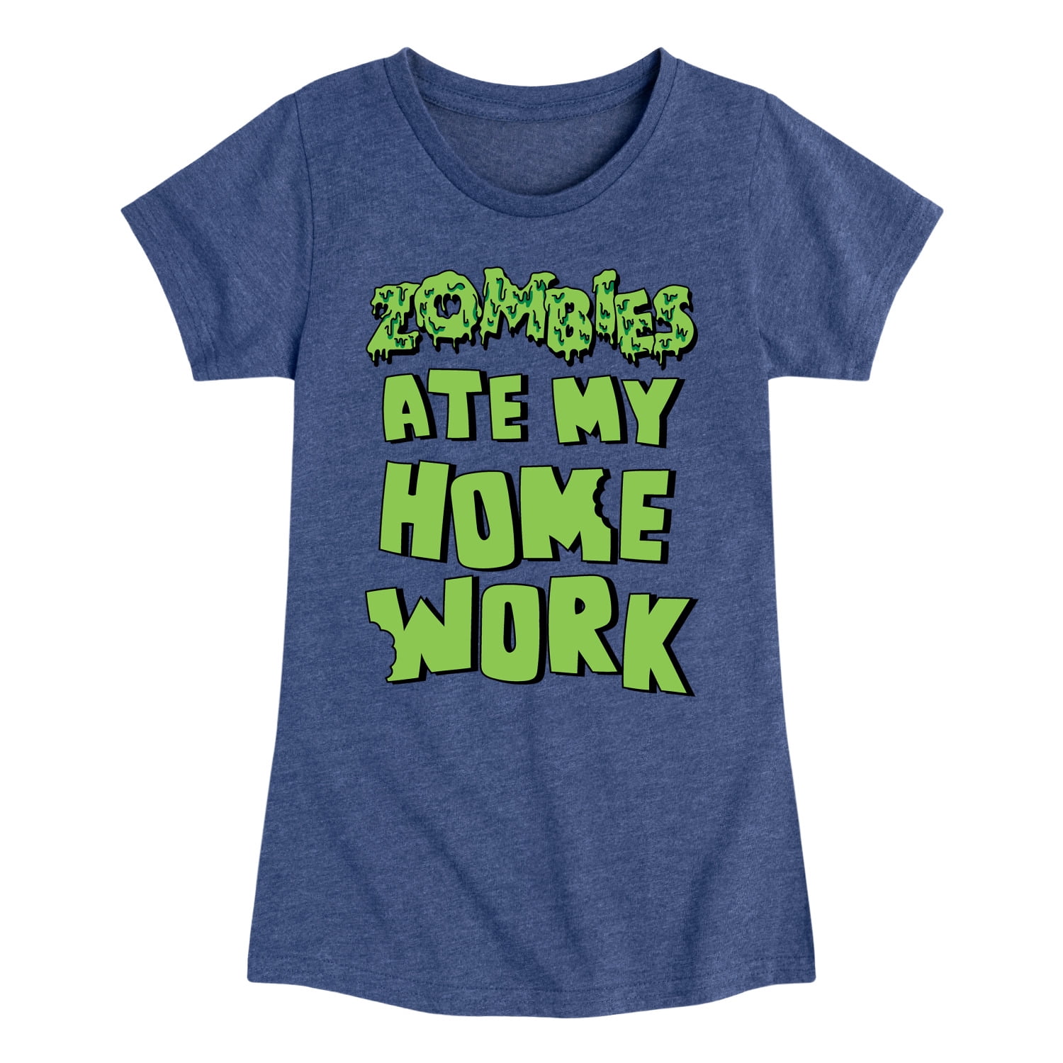 Homework Zombie Instant Message - Zombies Ate My Homework - Toddler & Youth Girls Short ...