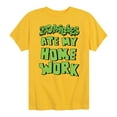 thumbnail image 1 of Instant Message - Zombies Ate My Homework - Toddler & Youth Short Sleeve Graphic T-Shirt, 1 of 6