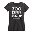 thumbnail image 1 of Instant Message - Zoo Keeper Aka Mom - Women's Short Sleeve Graphic T-Shirt, 1 of 5