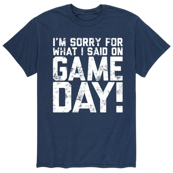 Instant Message - m Sorry For What I Said - Men's Short Sleeve Graphic T-Shirt