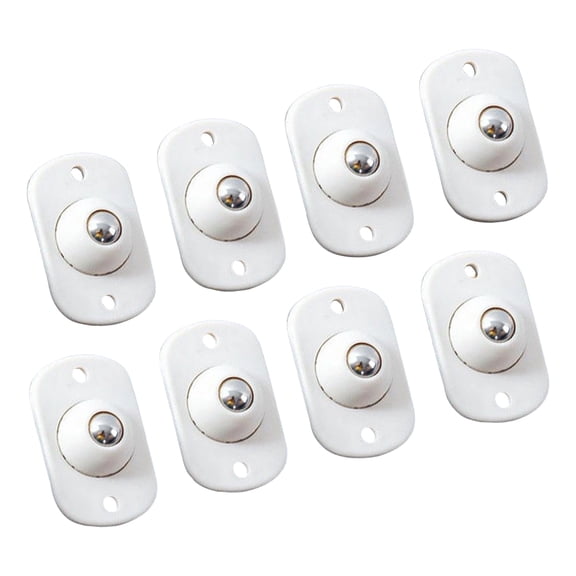 Instant Mobility Universal 360° Rotating Self-Adhesive Wheels Set, Heavy Duty Storage Box Caster Pulleys for Kitchen Pantry and Closet Organization, Floor Safe Swivel Casters, 8 Packs