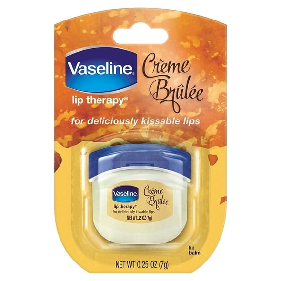 Instant Moisturizing Lip Balm for Dry Lips - Delicious Creme Brulee Lip Balm for Effective Chapped Lips Healing for Soft Lips Hydrating Mini Lip Balm For Anywhere Use- 0.25 OZ Per Pack, Pack of 1