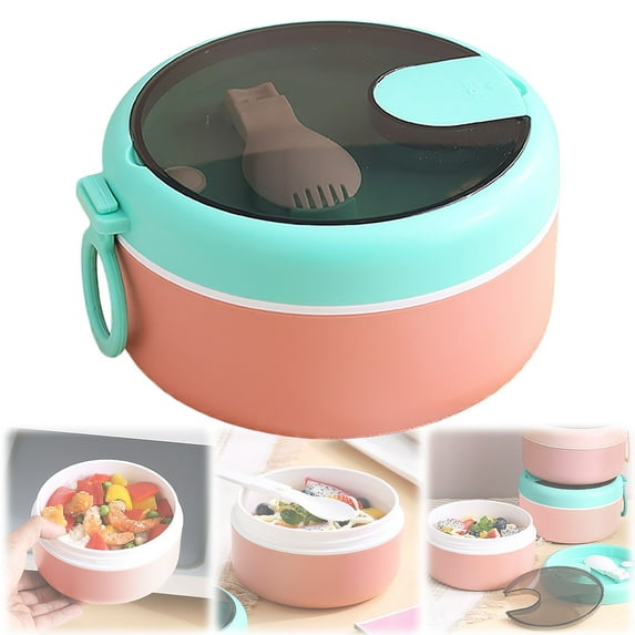 Instant Noodle Bowl - Leak Proof Container Microwave Safe for On the Go Eating, Instant Noodle Large Soup Mug with Convenient Design School Work Meal Prep Lunch Dinner Snack Student