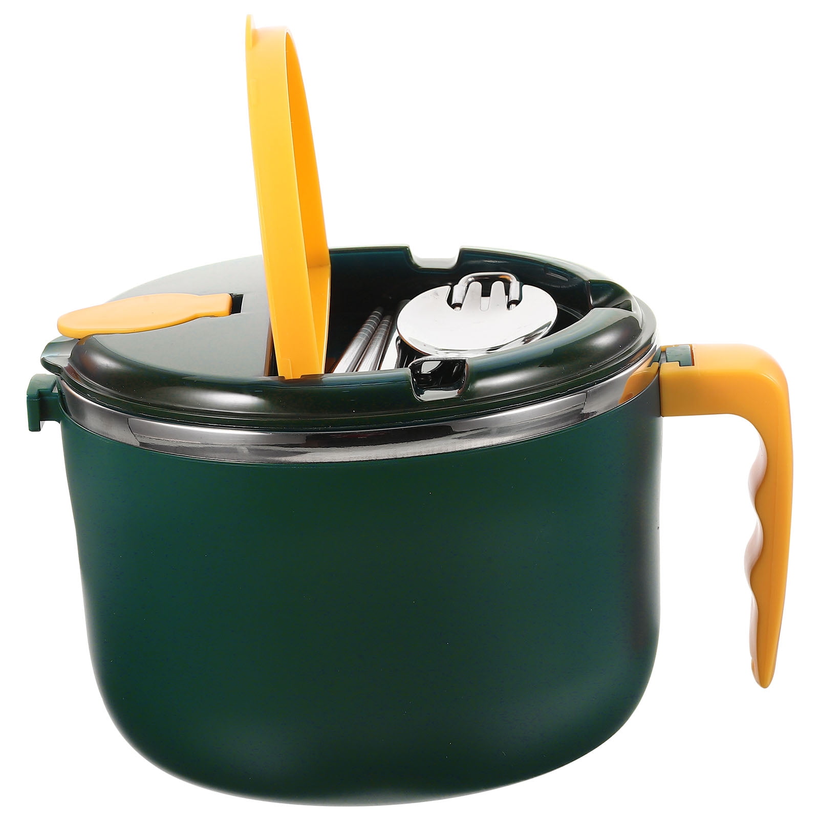 Instant Noodle Bowl Rice Insulated Noodles Metal Container with Lid