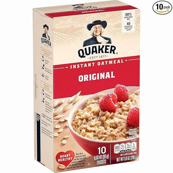 Instant Oatmeal, Original, 0.98oz Packets (10 Pack) Pack of 1