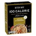 thumbnail image 1 of Better Oats 100 Calorie Instant Oatmeal Flax Seeds Apples & Cinnamon (Pack of 24), 1 of 4