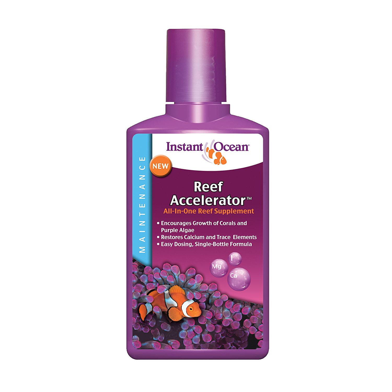 Instant Ocean Reef Accelerator 250 ml Aquarium Water Treatments All in One Reef Supplement Walmart