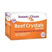 Instant Ocean Reef Crystals Reef Salt, Enriched Formulation for Aquariums, 200 Gallons