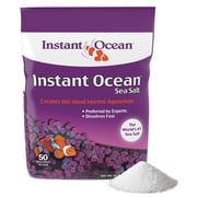 Instant Ocean Sea Salt for Marine Aquariums, Fast Dissolving, Treats 50 Gallons