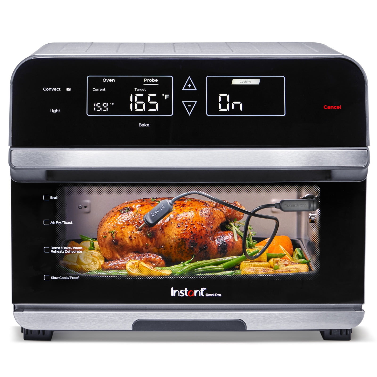 GCP Products GCP-US-578179 Air Fryer Toaster Oven Combo With Probe