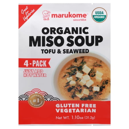 Instant Organic Miso soup Tofu & Seaweed 4pk