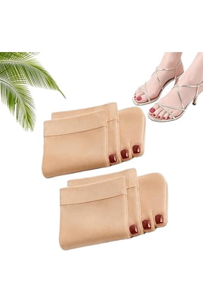 Instant Pedicure Sheer Toe Tights, Five Finger Socks with Nail Art,High Sheer Socks,Stocking Sock for Heels and Flats