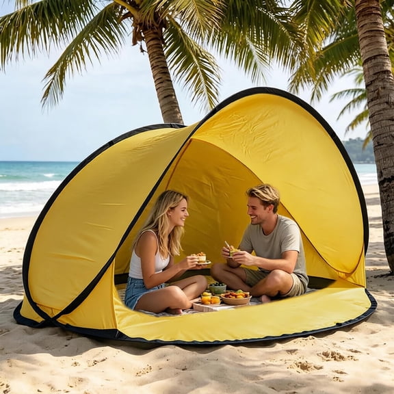 Instant Pop Up Beach Tent Sun Shelter UV Protection Portable Outdoor Canopy for Picnic Camping Park 70.9 Inch