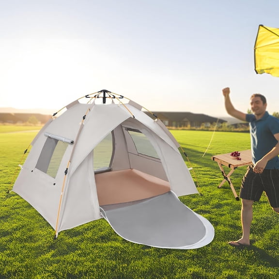 Instant Pop Up Tents, 2-3 Person Waterproof Tent, Easy and Quick Setup Camping Tent for Camping, Traveling, Fishing, Excursions