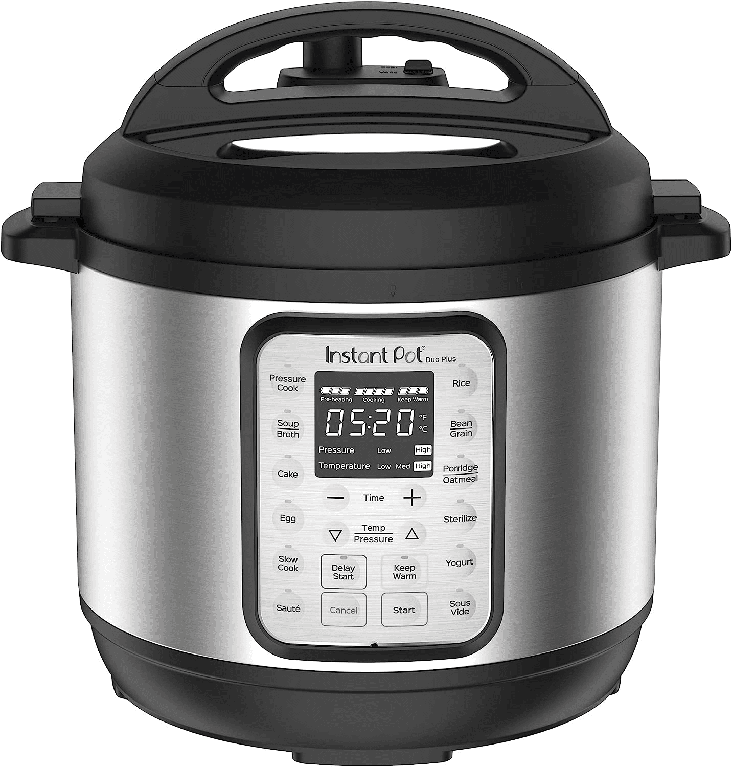 Instant Pot 6 qt. Stainless Steel Duo Crisp Electric Pressure Cooker  112-0120-01 - The Home Depot
