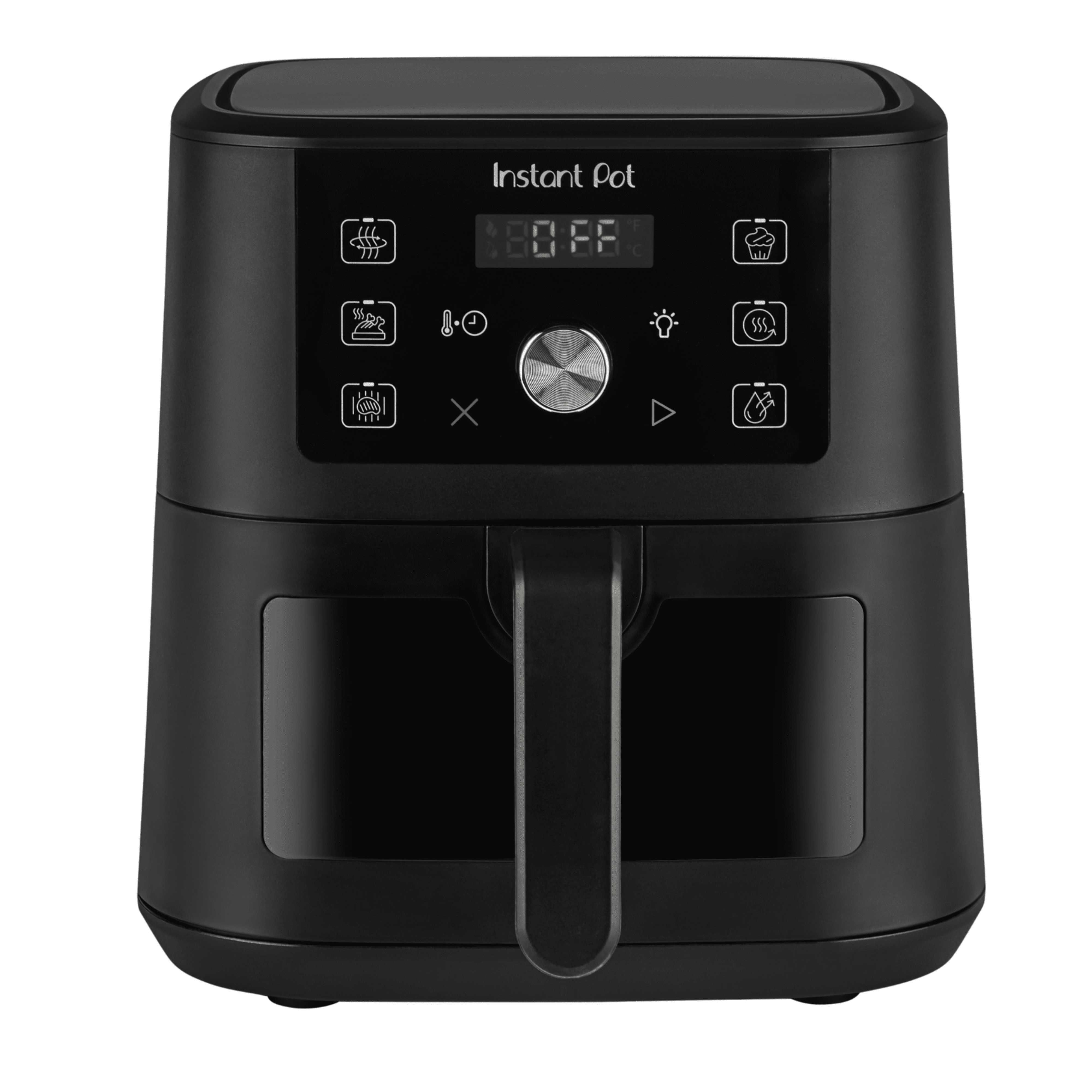 Instant Pot 4QT VORTEX 6-in-1 Mini Air Fryer, Air fry, Bake, Roast, Broil, Dehydrate or Reheat, Black, 4 Quarts