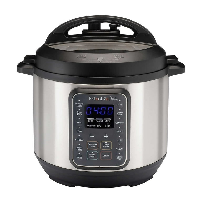 Instant Pot Duo Gourmet 電気圧力鍋 Instant Pot 6 QT Duo Gourmet Multi-Use Pressure Cooker - Walmart.com