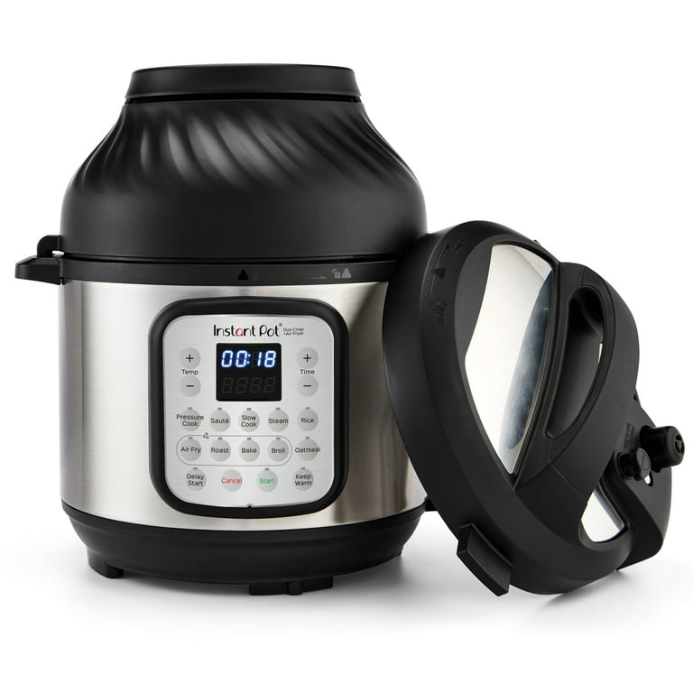 Instant Pot 6 Qt Duo Crisp 9-in-1 Air Fryer and Pressure Cooker Combo 