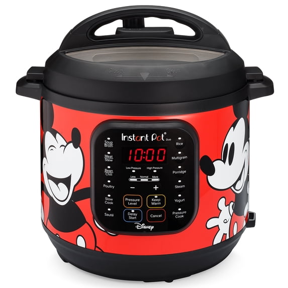Instant Pot, 6-Quart Duo Electric Pressure Cooker, 7-in-1 Yogurt Maker, Food Steamer, Slow Cooker, Rice Cooker & More, Disney Mickey Mouse, Red