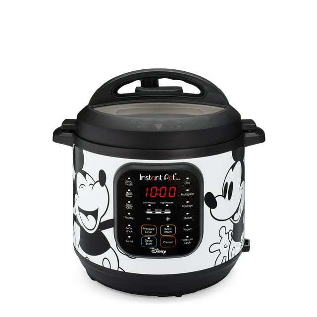 Instant Pot 6-Quart Duo Electric Pressure Cooker, 7-in-1 Yogurt Maker, Food Steamer, Slow Cooker, Rice Cooker & More, Disney Mickey Mouse, White