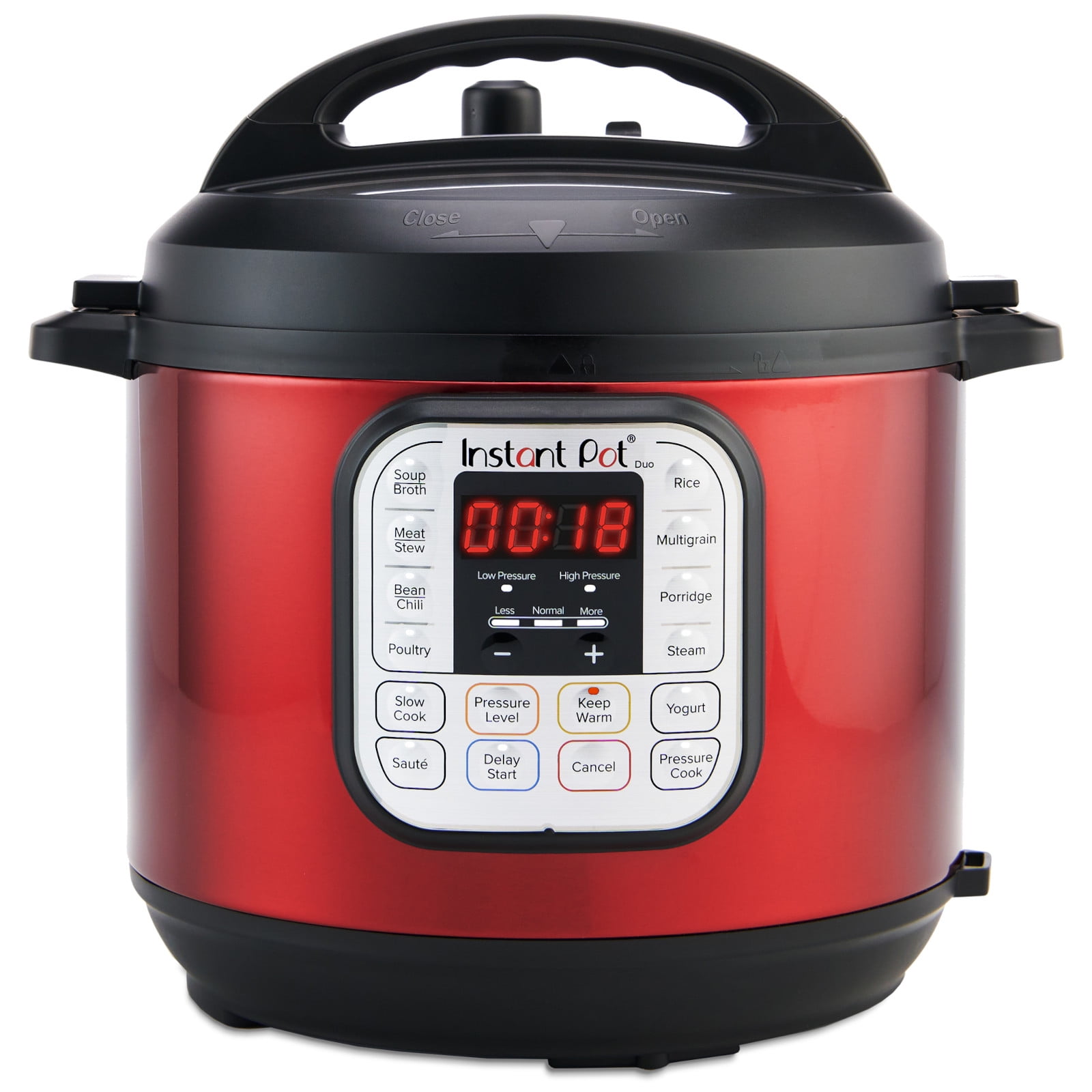 Instant Pot, 6-Quart Duo Electric Pressure Cooker, 7-in-1 Yogurt Maker,  Food Steamer, Slow Cooker, Rice Cooker & More, Red
